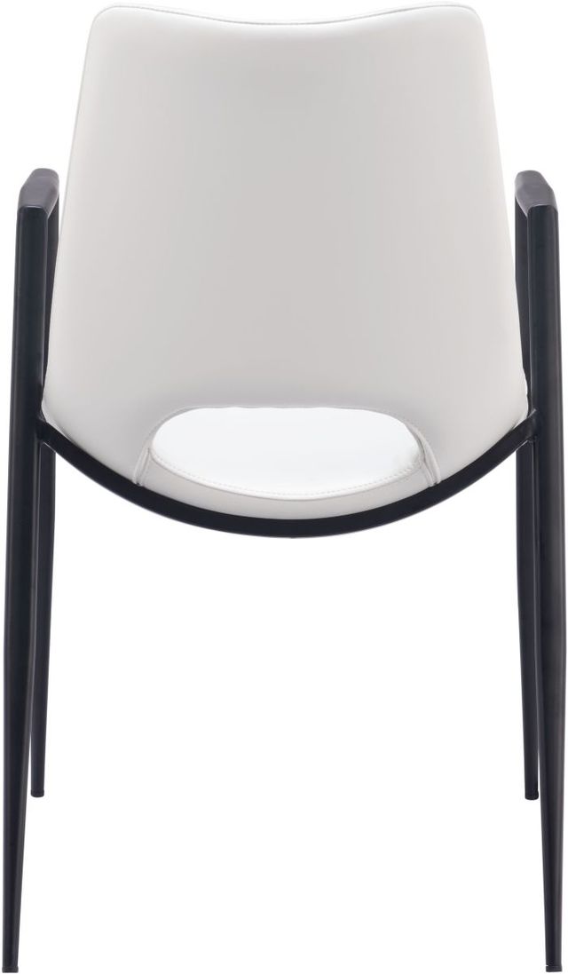 Zuo® Modern Desi White Dining Chair-3