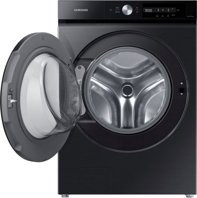 Samsung Bespoke 6700 Series 4.6 Cu. Ft. Brushed Black Front Load Washer-1