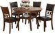 American Wholesale Furniture Gia 5-Piece Brown Dining Set-0