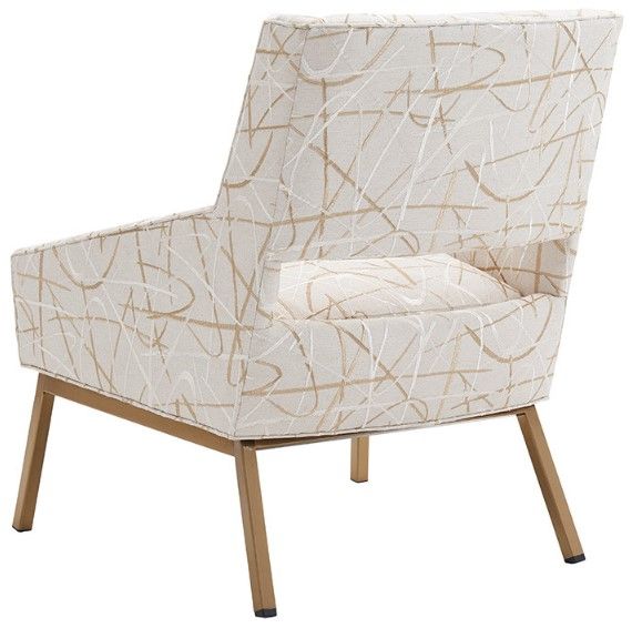 Lexington Home Customizable Kitano Amani Chair with Brass Base-2