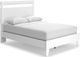 Signature Design by Ashley® Flannia 3-Piece White Full Panel Platform Bed Set-1