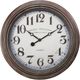 Monarch Specialties Inc. Antique Brown 20" Wall Clock-0