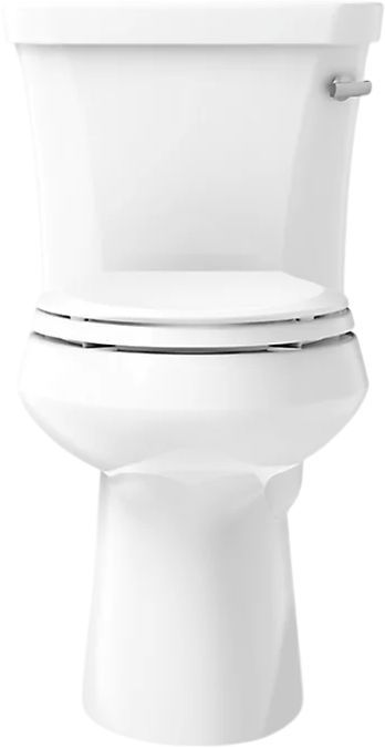KOHLER® Highline® White 2-Piece Chair-Height Elongated Right-Hand Trip  Toilet, 1.28 Gpf-1
