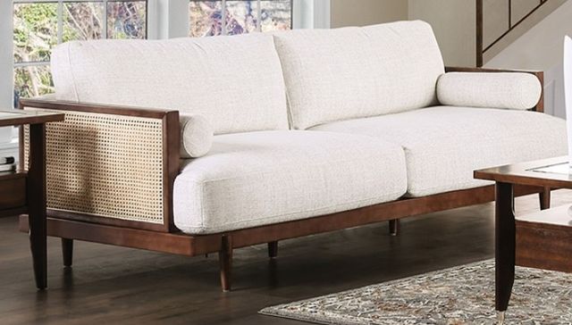 Furniture of America® Alesund Beige Sofa -0