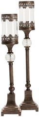 Crestview Collection Ashland 2-Piece Bronze Candleholder Set-1
