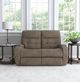 Flexsteel® Customizable Strait Power Reclining Loveseat with Power Headrest-1
