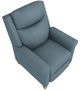 Best® Home Furnishings Customizable Leather Prima Power High Leg Recliner with Honey Birch Legs-3