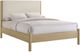 Elements International Jonas 3-Piece Natural/White Full Upholstered Bedroom Set-2
