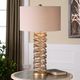 Uttermost® Amarey Antiqued Silver Champagne Table Lamp-1