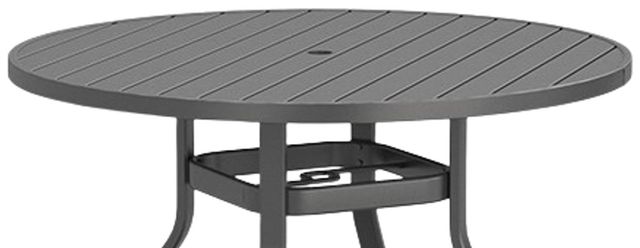 Homecrest™ Outdoor Living Customizable Latitude Aluminum 48" Round Outdoor Dining Table-1