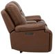 Liberty Furniture Cameron Dakota Saddle Leather Power Reclining Loveseat with Console-4