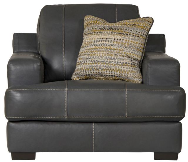 Jackson Furniture Marco Gunmetal Leather Chair-1