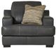 Jackson Furniture Marco Gunmetal Leather Chair-1