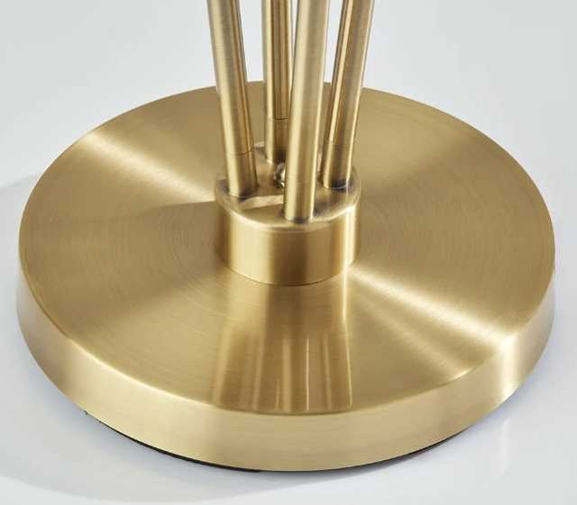 Adesso® Wentworth Antique Brass Floor Lamp-2