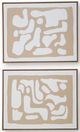 Signature Design by Ashley® Waldett 2-Piece Beige/White Wall Art Set-4