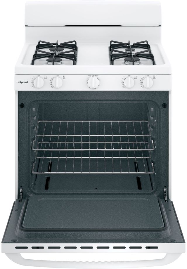 Hotpoint® 30" White Freestanding Gas Range-4