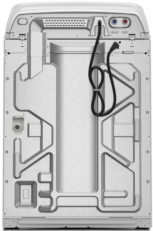 Whirlpool® 5.2 - 5.3 Cu. Ft. 2 in 1 Removable Agitator White Top Load Washer -4