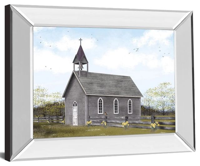 Classy Art He is Risen by Billy Jacobs Mirror Framed Wall Art-1