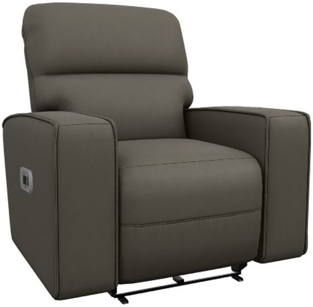 La-Z-Boy® Maddox Dove Gray Power Wall Recliner with Headrest and Lumbar-0