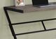 Monarch Specialties Inc. 48"L Dark Taupe and Black Metal Computer Desk-4