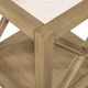 Bassett Mirror Holden Tan Square End Table-3