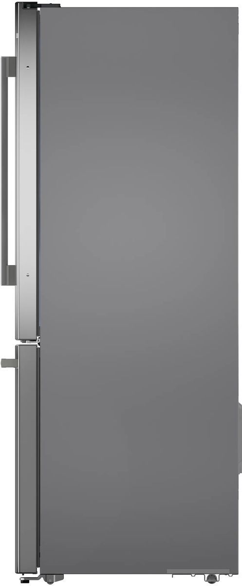 Bosch® 100 Series 33” 17.2 Cu. Ft. Anti-Fingerprint Stainless Steel Counter Depth Bottom Freezer Refrigerator-3