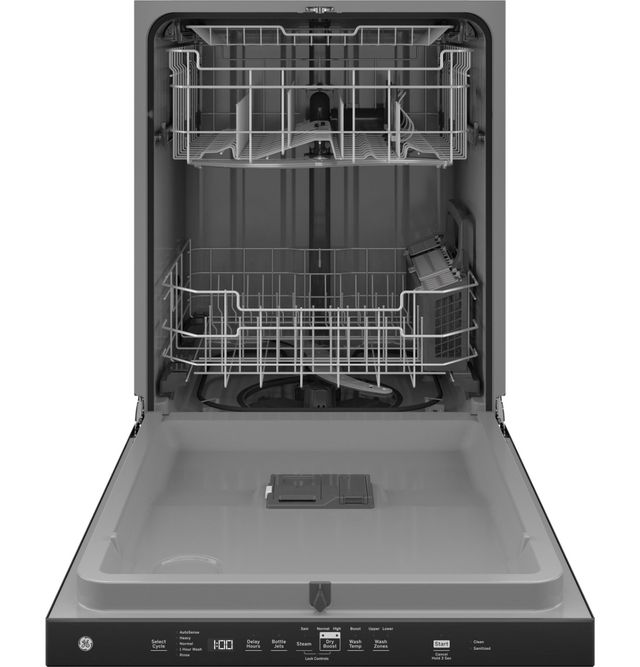 GE® 24" Black Built-In Dishwasher ith Sanitize Cycle and Dry Boost-2