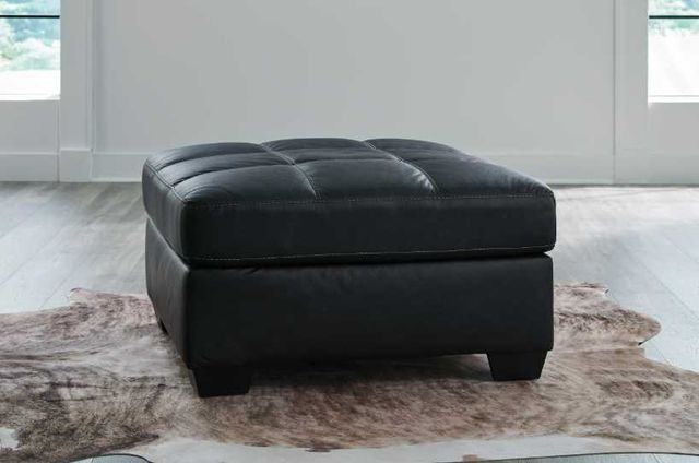 Benchcraft® Barlin Mills Carbon Accent Ottoman-3