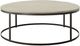 Elements International Frederick Natural Coffee Table with Black Base-1