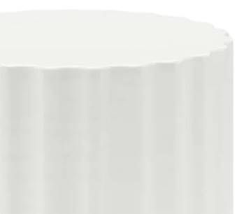 Sunset West Athena Bone Concrete Outdoor End Table-1