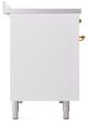 Ilve® Nostalgie II Series 48" White Pro Style Induction Range-3