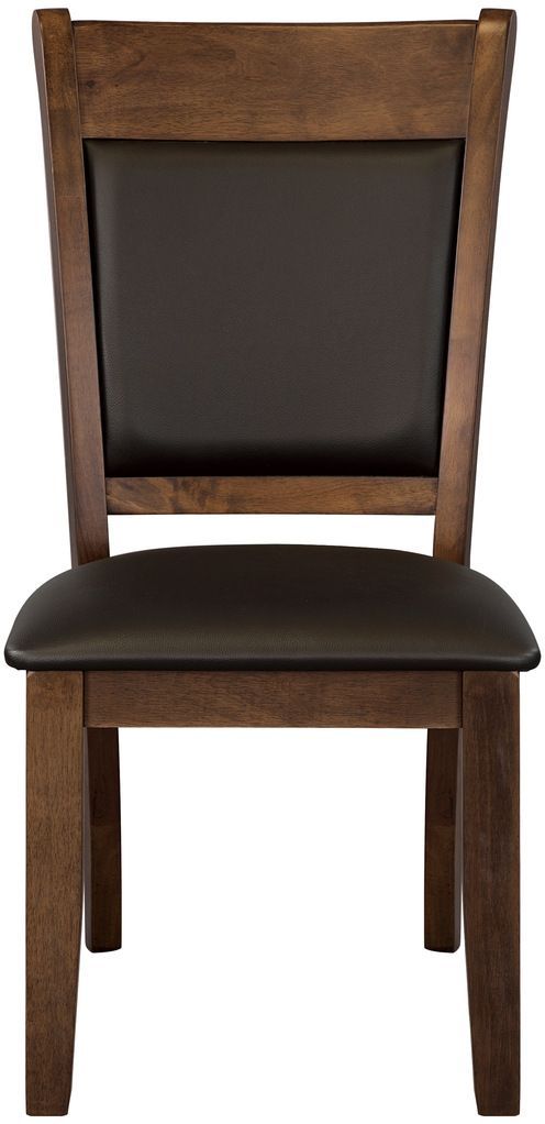 Mazin Furniture Wieland 7-Piece Black/Brown Dining Set-3