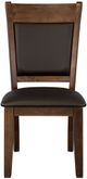 Mazin Furniture Wieland 7-Piece Black/Brown Dining Set-3
