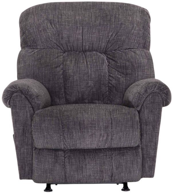 Franklin™ Darwin Recruit Charcoal Manual Swivel Rocker Recliner-1