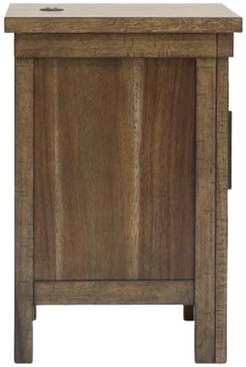 Signature Design by Ashley® Moriville Grayish Brown Chairside End Table-3