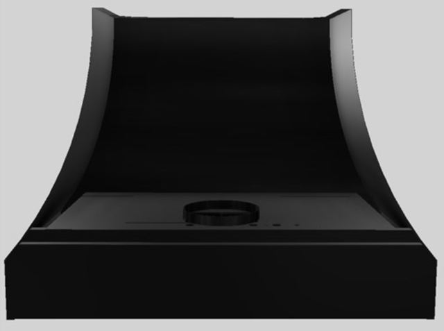 Vent-A-Hood® Designer Series 42" Black Wall Mounted Range Hood-3