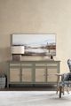 Crestview Collection Solace Green/Tan Sideboard-1