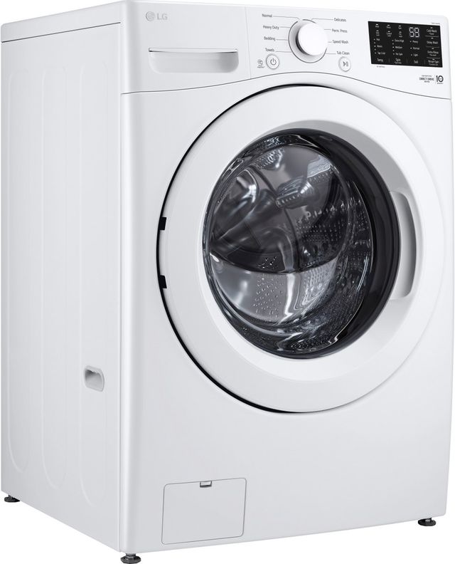 LG 5 Cu. Ft. White Front Load Washer-2