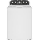 GE® 4.5 Cu. Ft White Agitator Top Load Washer with Stainless Steel Basket, Cold Plus and Wash Boost
