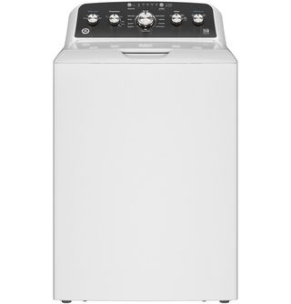 GE® 4.5 Cu. Ft White Agitator Top Load Washer with Stainless Steel Basket, Cold Plus and Wash Boost