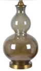 Crestview Collection Berkely Glazed Antique Brass/Irredescent Gold Double Gourd Lamp-2
