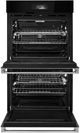 JennAir® NOIR™ 30" Stainless Steel Double Electric Wall Oven with MultiMode® True Convection System-1