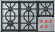 Wolf® 36" Stainless Steel Professional Natural Gas Cooktop-0