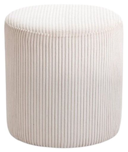 Meridian Furniture Roy Beige Ottoman-0