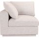 Moe's Home Collection Justin Signature 5-Piece Taupe U-Shaped Modular Sectional and Ottoman-3