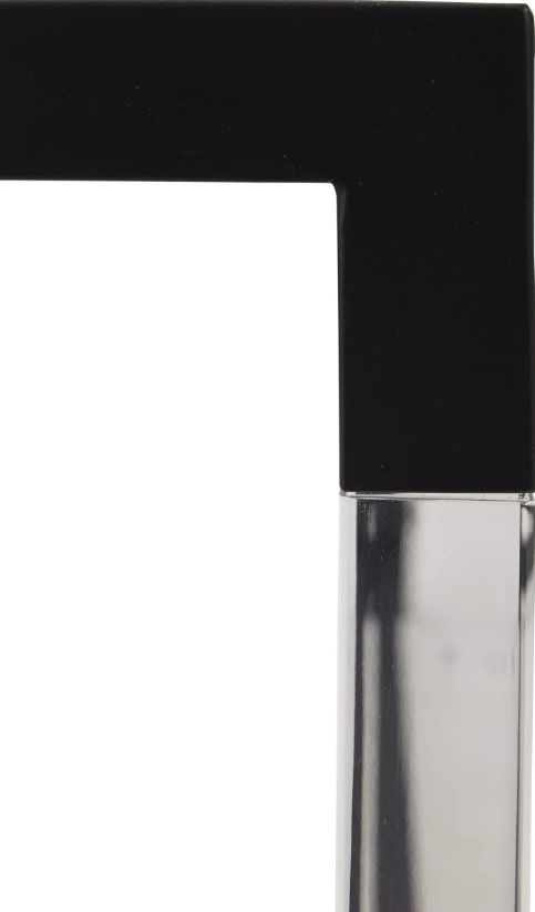 Signature Design by Ashley® Nallynx Glass Top End Table with Metallic Gray Frame and Acrylic Legs-3