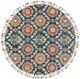 Feizy Abelia Blue Ocean Round 8' x 8' Rug-0