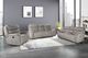 New Classic® Home Furnishings Kamari Gray Dual Manual Reclining Console Loveseat-1