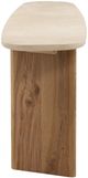 Dovetail Furniture Aelwyn Cream/Natural Console Table-2