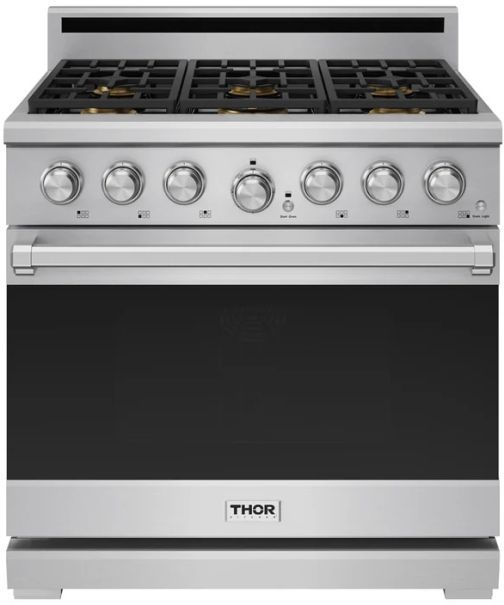Thor Kitchen® X Series 36" Stainless Steel Premium Freestanding Pro Style LP Gas Range-0